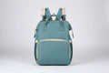 3-In-One Diaper Bag Portable Bed - mint green