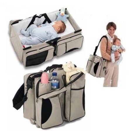 Baby Travel Bed and Bag - Girl