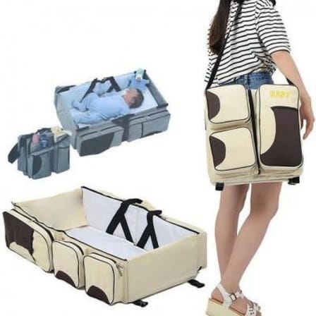 Baby Travel Bed and Bag - Girl