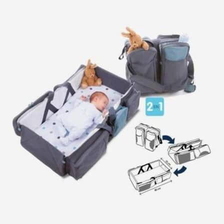 Baby Travel Bed and Bag - Girl