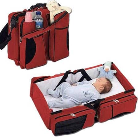 Baby Travel Bed and Bag - Boy
