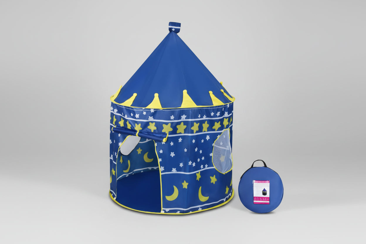 Kiddies Portable Foldable Camping Tent - Blue