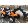 Kiddies Construction Ride On - Orange