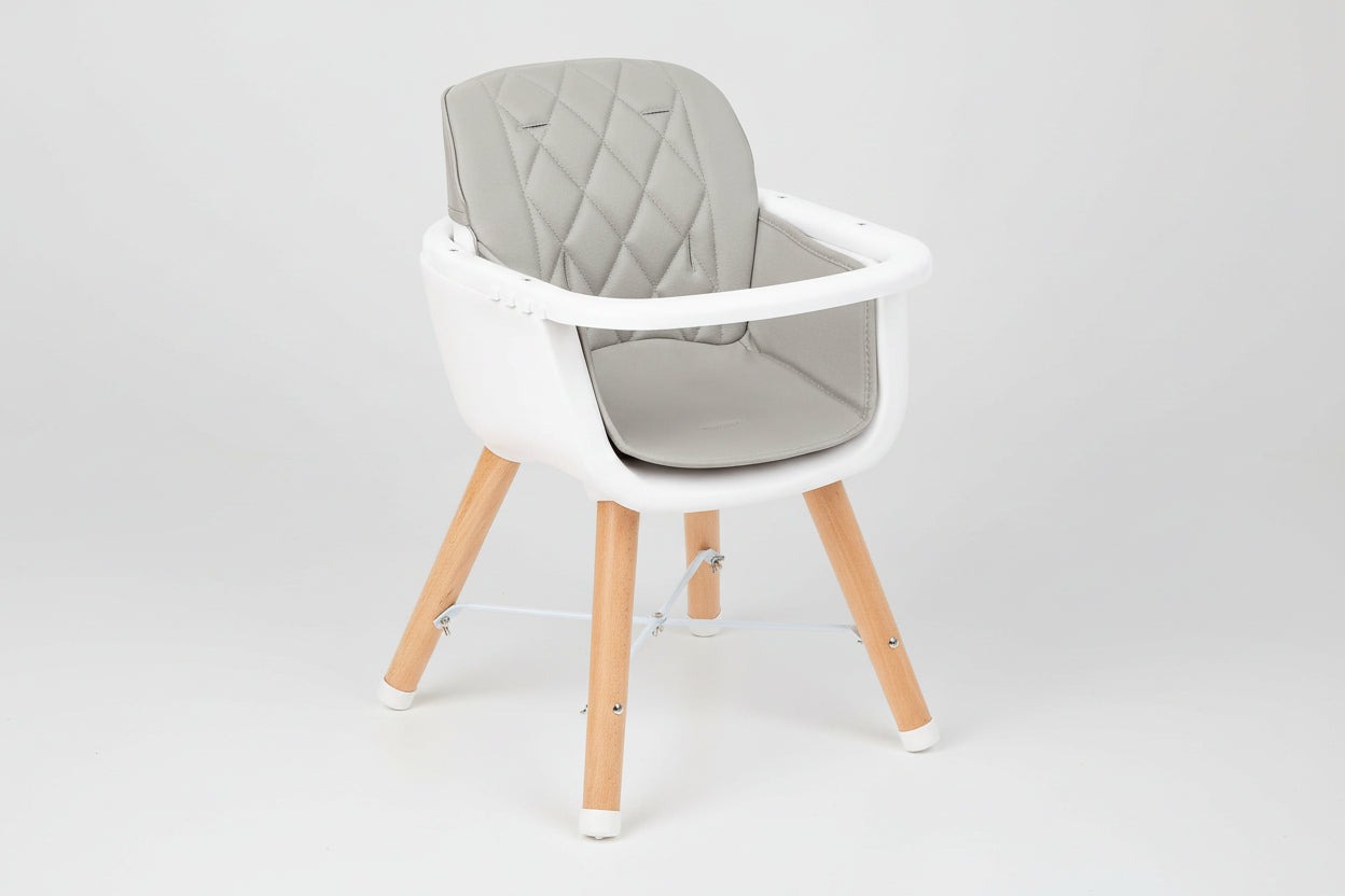 Wooden High Feeding Chair with Tray